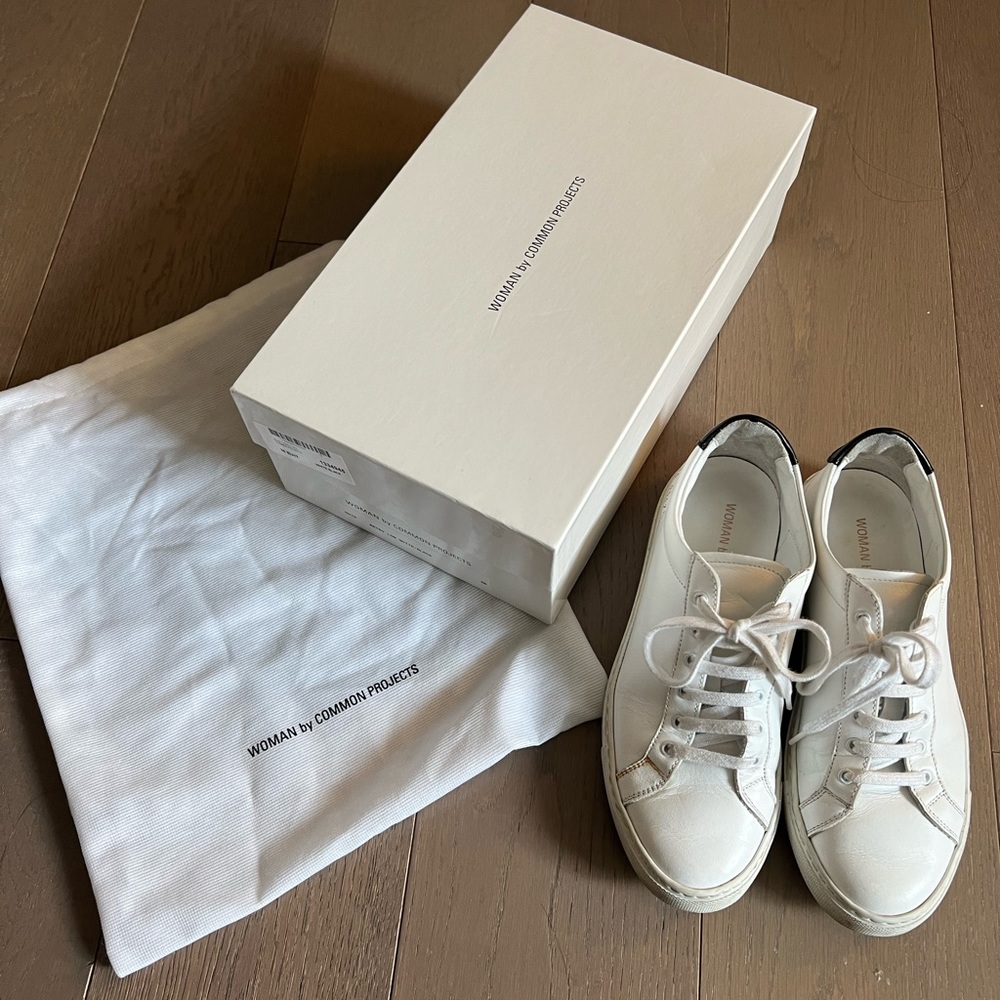 Common Projects Retro Low Achilles White Sneaker 36 Orig $445